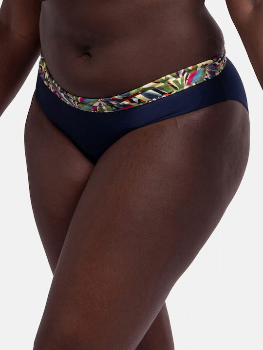 Bikini Slip High Waist Blue