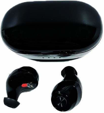 In-ear Bluetooth Handsfree Ακουστικά με Θήκη Φόρτισης Μαύρα