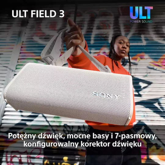 Sony ULT FIELD 3 Wasserdicht Bluetooth-Lautsprecher 27W mit Akkulaufzeit bis zu 24 Stunden Schwarz
