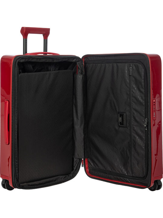 Porsche Design Roadster Medium Travel Suitcase Carmine Red with 4 Wheels Height 69cm