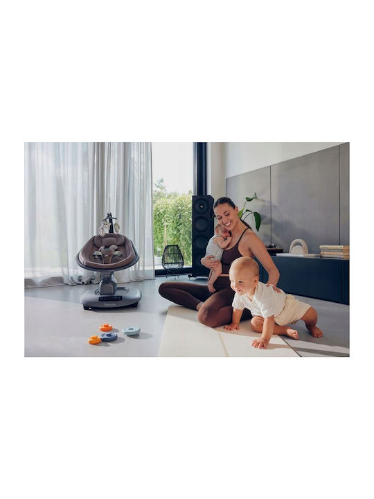 Lionelo Ηλεκτρικό Relax Μωρού Blossom με Μουσική Gray Concrete για Παιδί έως 9kg