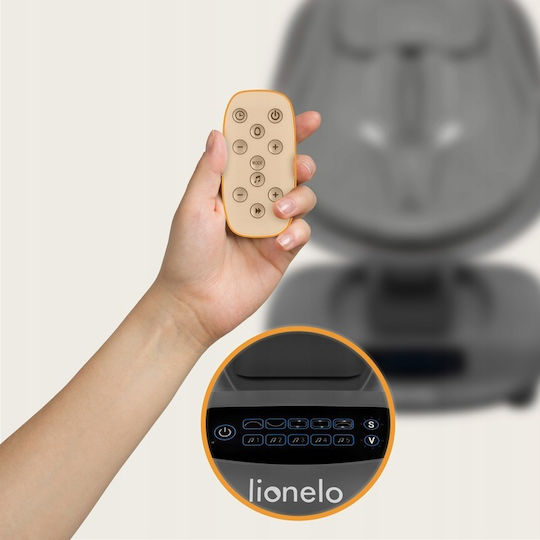 Lionelo Elektrisch Baby Relax Blossom mit Musik Pink Mauve für Kind bis 9kg