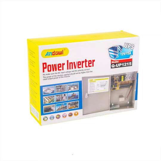 Andowl DIN Rail Power Supply 15A/12V/180W
