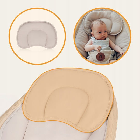 Lionelo Elektrisch Baby Relax Olivia mit Musik Beige Natural für Kind bis 9kg