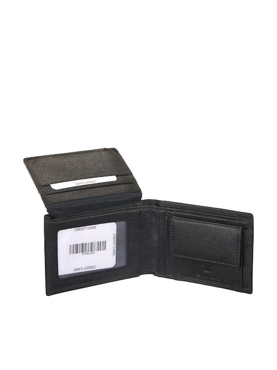 Δερμάτινο Ανδρικό Πορτοφόλι με RFID Μαύρο
