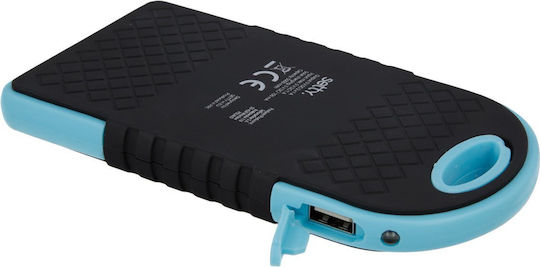 Setty R Ηλιακό Power Bank 5000mAh με 2 Θύρες USB-A Μπλε