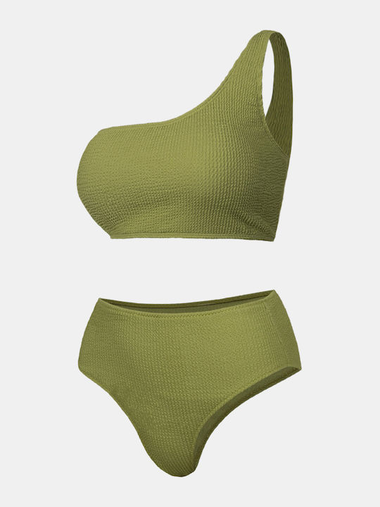 Rock Club Set Bikini Με Έναν Ώμο Rock Club Set Bikini Με Έναν Ώμο