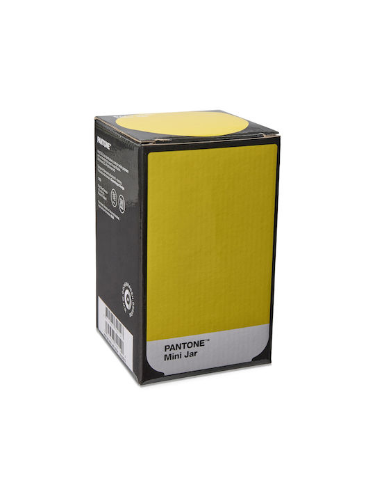 Pantone Decorative Vase Yellow 8x8x14cm