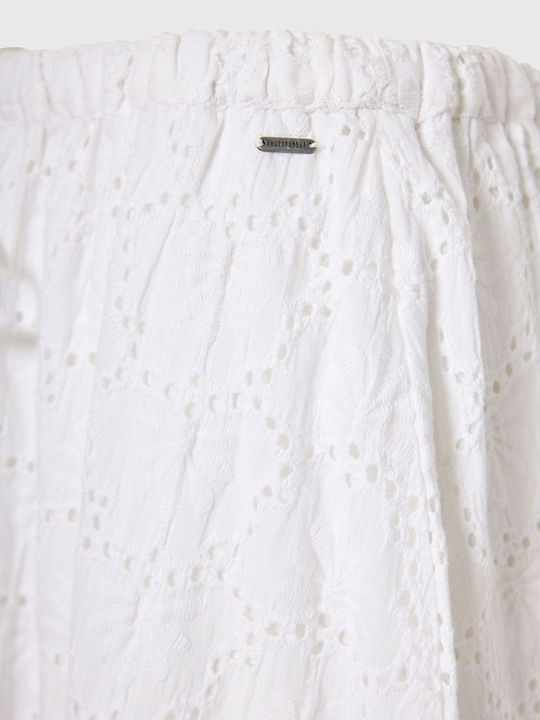 Midi Skirt White