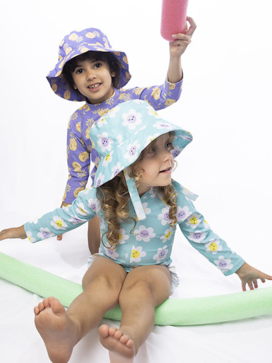 Zoocchini Kids' Hat Fabric Sunscreen Purple