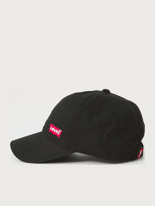 Levi's Παιδικό Καπέλο Jockey Υφασμάτινο Μαύρο
