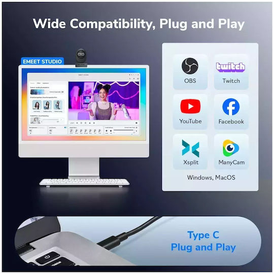 Emeet Piko Web Camera 4K E3141111