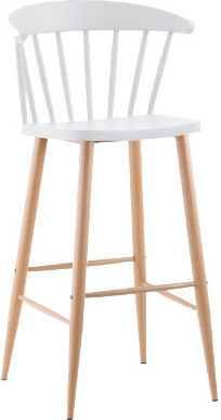 Scaun Bar Alb 48x52x75buc Scaun Bar Alb 48x52x75buc