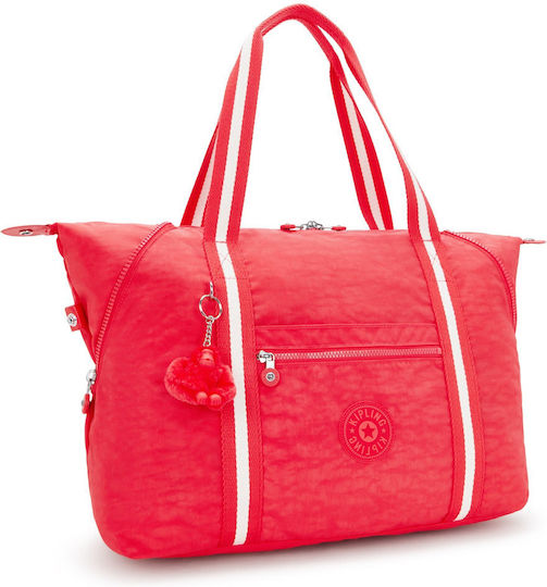 Kipling 58cm Σακ Βουαγιάζ Κόκκινο Υφασμάτινο 20x32εκ.