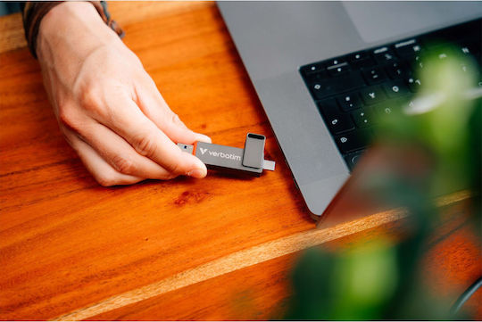 Verbatim Dual 1.0TB USB 2.0 Stick με σύνδεση USB-A & USB-C Γκρι
