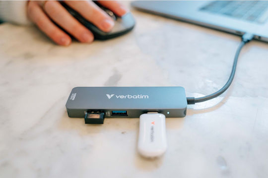 Verbatim 512GB USB 2.0 Stick με σύνδεση USB-C Λευκό