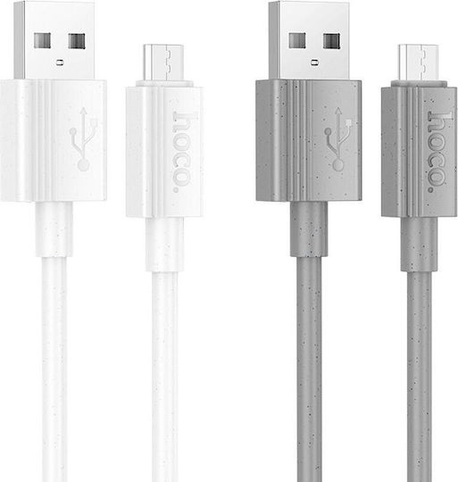 Hoco Regulär USB 2.0 auf Micro-USB-Kabel Gray 1m 1Stück