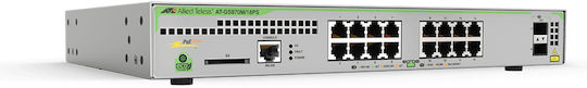 Allied Telesis GS970M/28PS Gestionat L3 PoE+ Switch cu 24 Porturi Gigabit (1Gbps) Ethernet și 4 Porturi SFP