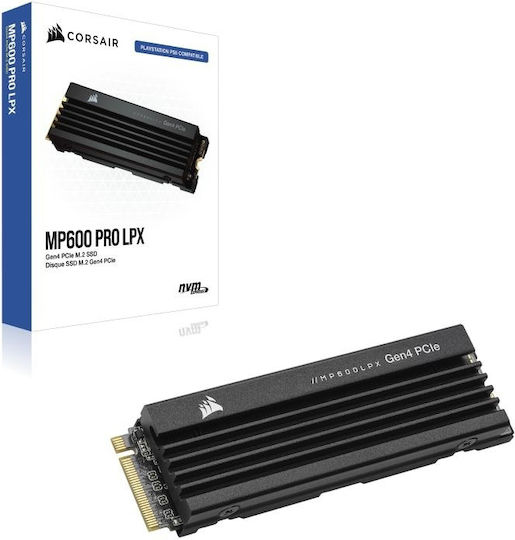 Corsair MP600 Pro LPX SSD 8TB τύπου M.2 με σύνδεση PCI Express 4.0 και Ψύκτρα CSSD-F8000GBMP600PLP
