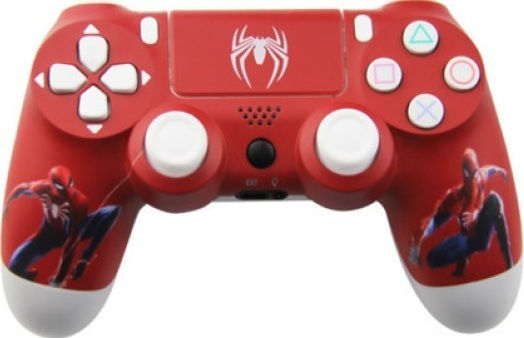 Doubleshock Wireless Gamepad for PS4 Cartoon Spiderman