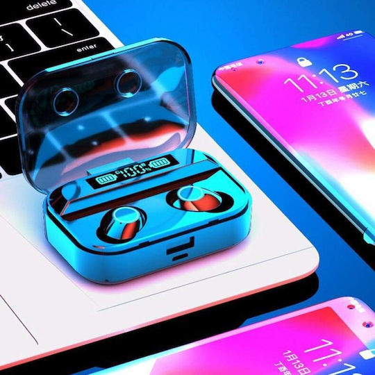 In-ear Bluetooth Handsfree Earphones with Charging Case Black