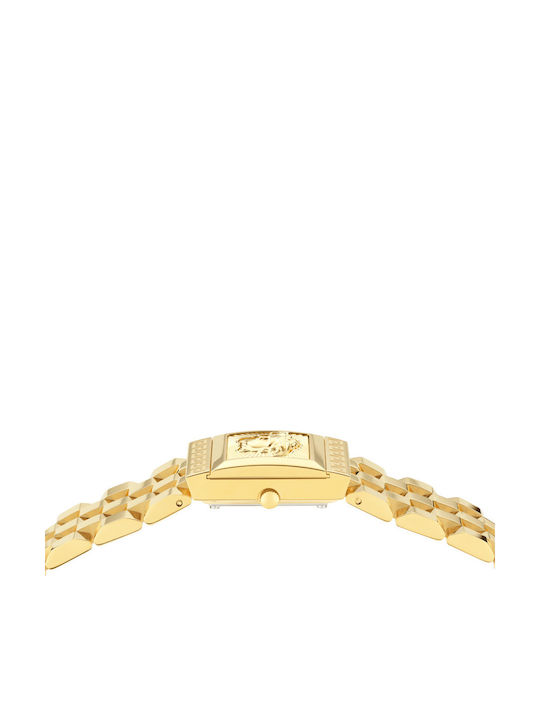 Versace Γυναικείο Ρολόι 18mm Μπαταρίας με Χρυσό Μεταλλικό Μπρασελέ