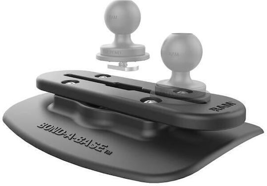 Черна лепяща основа Ram Mounts Ram Bond-a-base Ram Tough-track