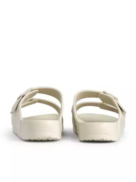 Frauen Flip Flops in Beige Farbe