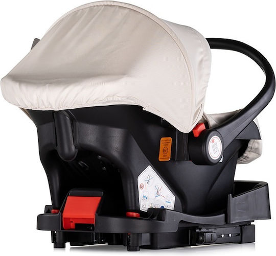 Chipolino Aura Baby Car Seat i-Size Biscotta