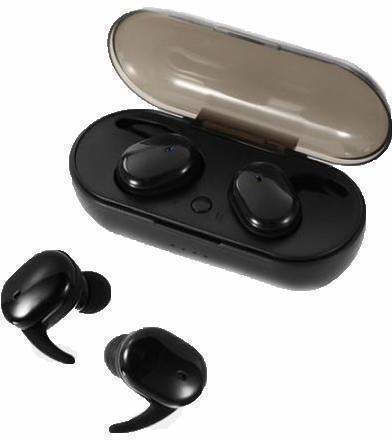 KD02 In ear Bluetooth хендсфри Слушалки с Кутийка за Зареждане Черен