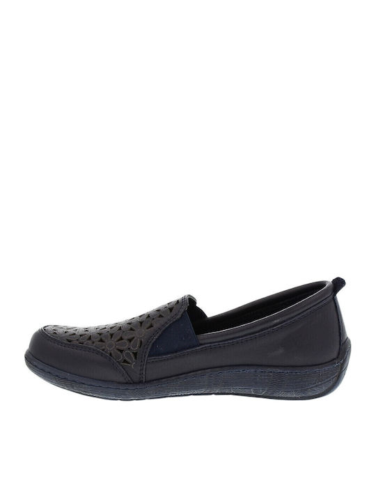 Women's Moccasins in Blue Color
