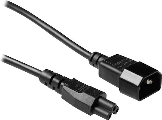 Intronics IEC C5 - IEC C14 Cable 2m Μαύρο