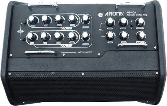 Aroma AG80A Combo Ενισχυτής Ακουστικών Οργάνων 80W Μαύρος