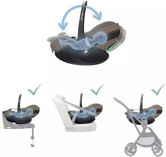 Maxi-Cosi Pebble 360 Pro Καθισματάκι Αυτοκινήτου i-Size με Isofix Twillic Truffle 0-13 kg