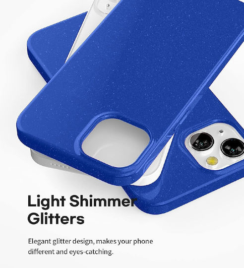 Jelly Wallet Πλαστικό / Σιλικόνης / Δερμάτινο Μπλε (iPhone 13 mini)