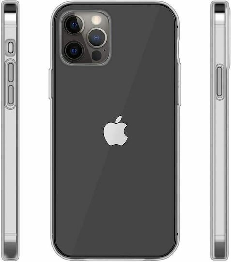 Jelly Wallet Plastic / Silicone / Leather Transparent (iPhone 13 Pro)