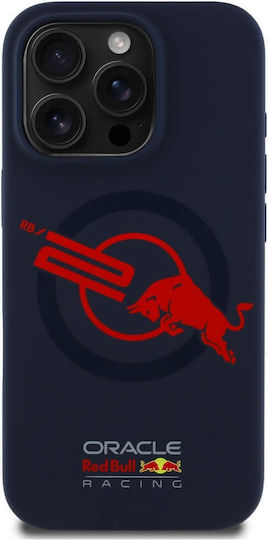 Red Bull Umschlag Rückseite Silikon / Kunststoff Marineblau (iPhone 15 Pro)