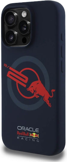 Red Bull Umschlag Rückseite Silikon / Kunststoff Marineblau (iPhone 15 Pro)