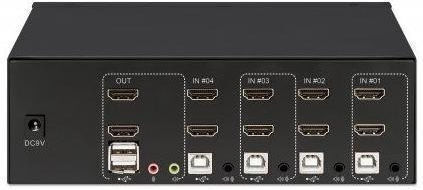 Manhattan 153539 KVM & Data Switch