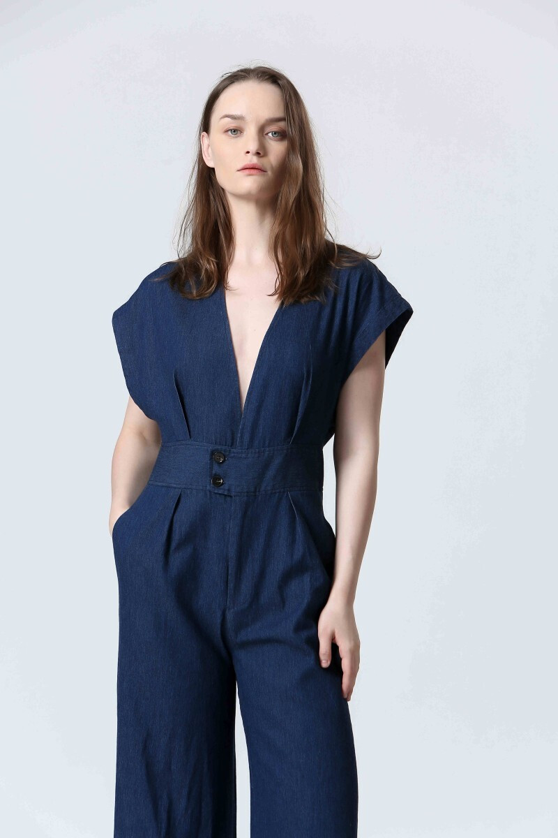 ワンピース HERNO Women Jumpsuits TT000005D 9210 BLUE See U Soon Women's One-piece Suit Blue S25191230-BLUE