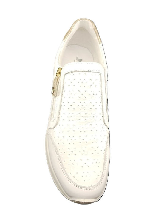 Women's Slip-On Leather White