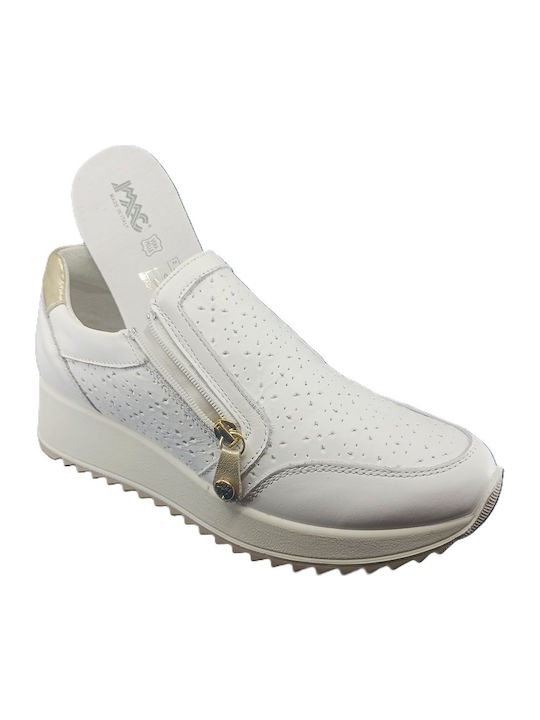 Women's Slip-On Leather White