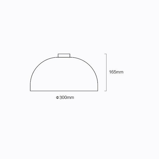 Sun Light Φωτιστικό Καμπάνα 18W Ρυθμιζόμενο Λευκό 1550lm με Ενσωματωμένο LED Πράσινο Ø16.5xΥ30cm