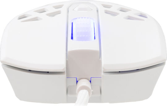 White Shark Caradoc GM-5018 RGB Gaming Ποντίκι 7200 DPI Λευκό