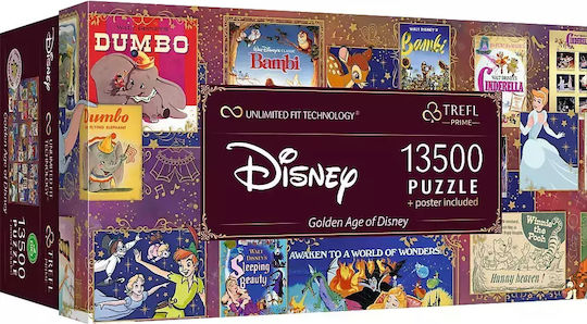 Prime Disney Golden Age Of Disney Puzzle 2D 13500 Pieces