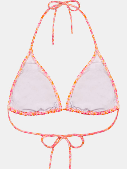 Basic Triangle-Bikini-Oberteil Sorbet Sorbet