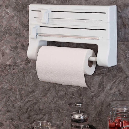 Primanova Suport pentru prosoape de hârtie Plastică Albă 38x8x25cm 25818 Primanova Suport pentru prosoape de hârtie Plastică Albă 38x8x25cm 25818