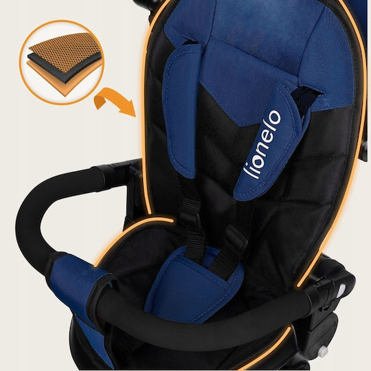 Lionelo Tris Wandelbar mit Elterngriff 3-in-1 für 9 Monate Grau