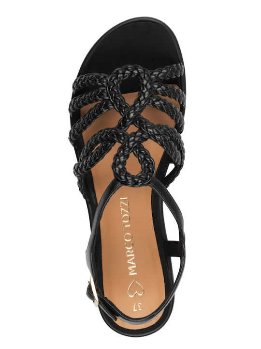 Women's Flat Sandals Anatomic in Black Color