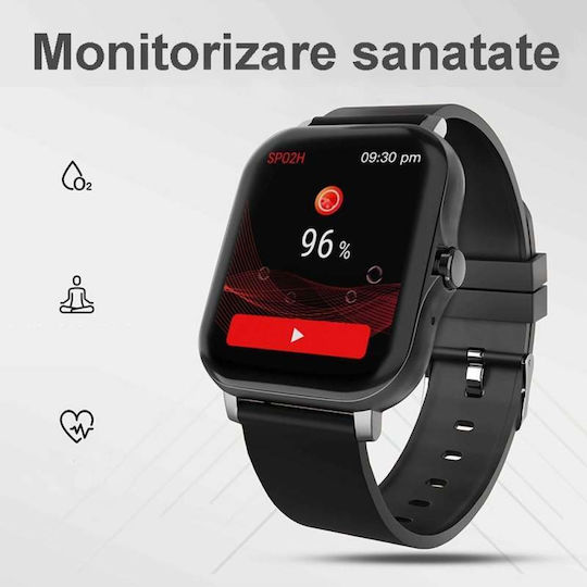 Smartwatch (Negru)